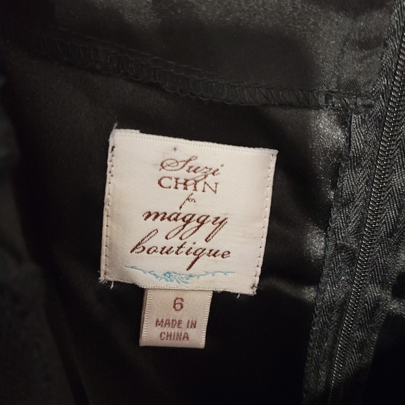 Suzi Chin for Maggy butique size US 6 black - Picture 4 of 6